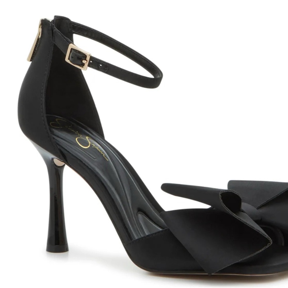 Jessica Simpson Black Stiletto Heels Slingback